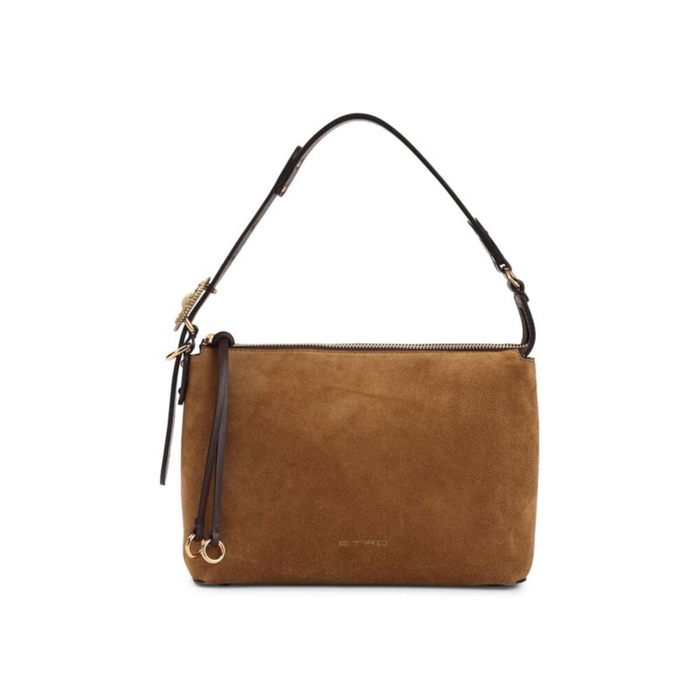 Etro Hobo Suede Shoulder Bag Women